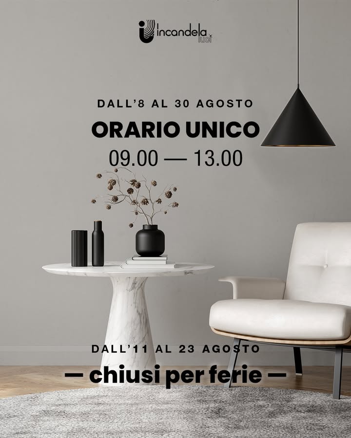ORARIO UNICO ✨☀ï¸
Comunichiamo ai nostri cari clienti che da venerdì